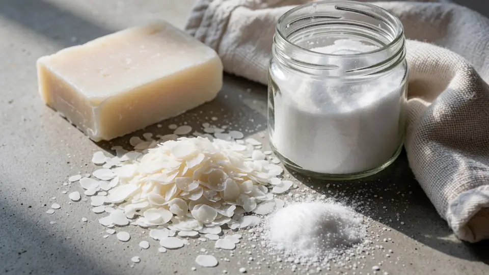 Illustration naturelle sans portrait pour Lessive maison : Recette simple, économique et efficace pour tout le linge
