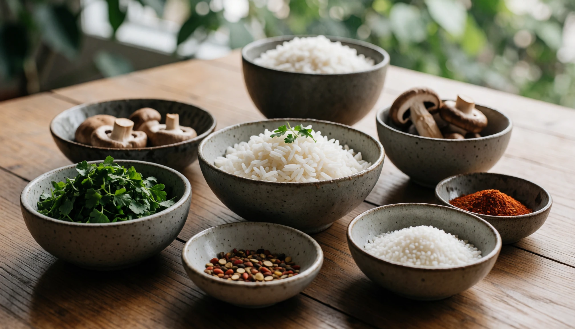 Scène éditoriale sans texte liée à Cuisine asiatique : Recettes maison simples, rapides et savoureuses
