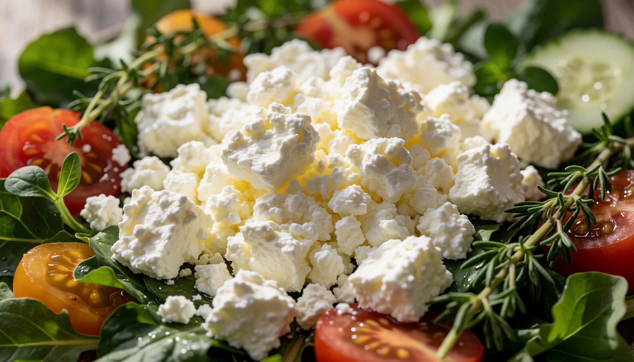 Scène éditoriale sans texte liée à Feta : Comment choisir, conserver et sublimer vos recettes