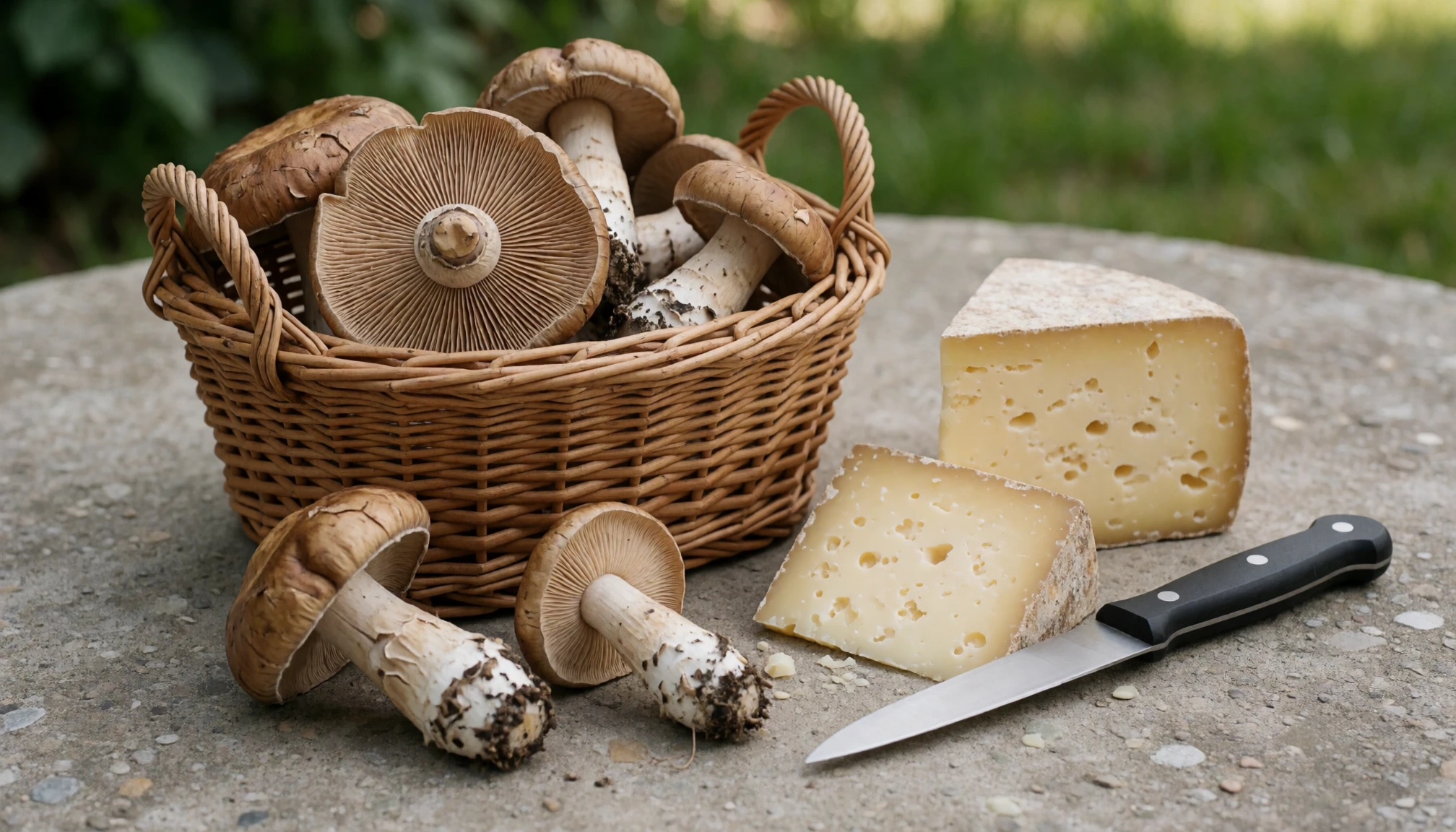 Détail naturel sans personne autour de Mousseron fromage : Recettes, cuisson et accords gourmands