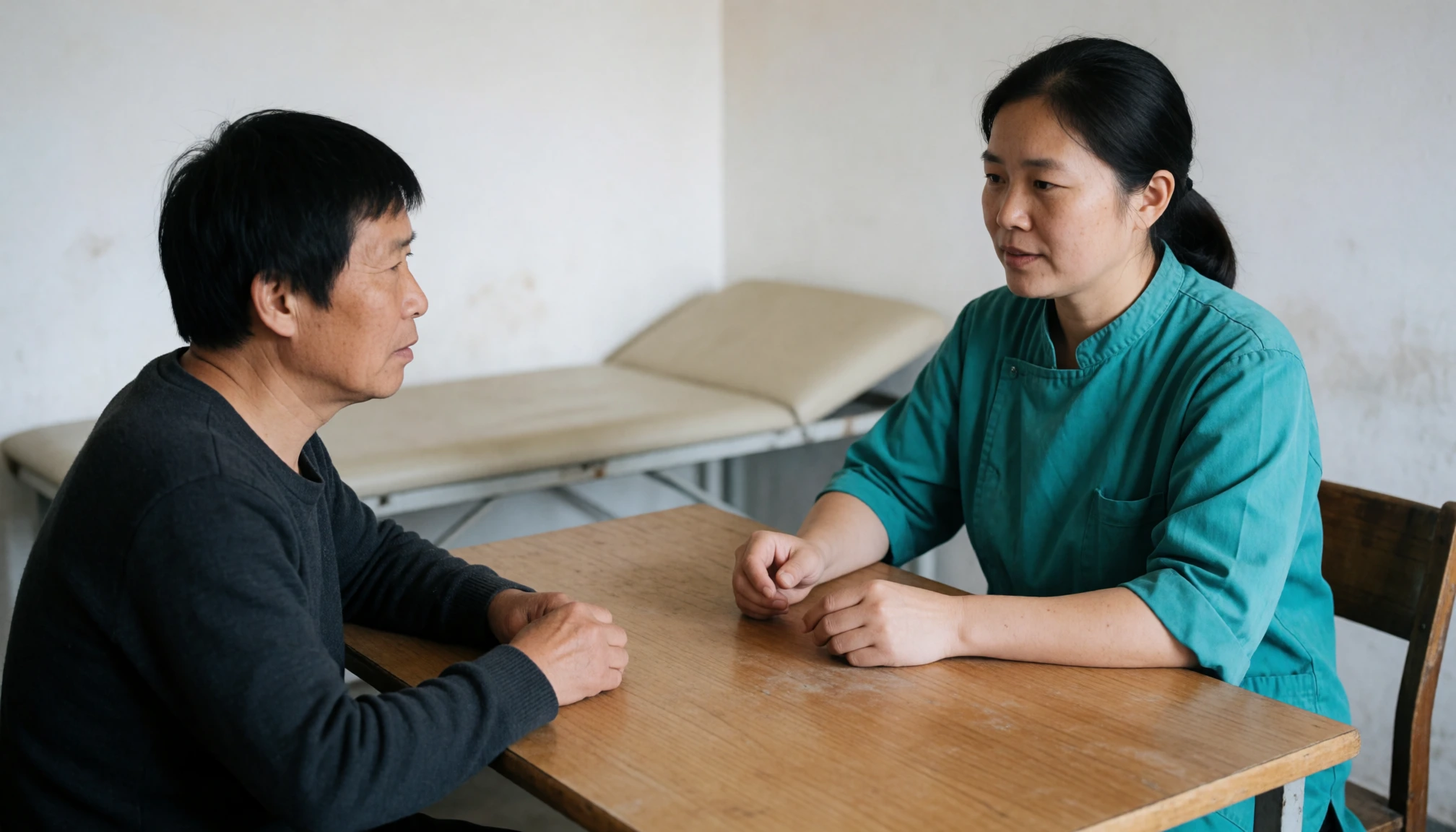 Échange avec une professionnelle de santé pour vérifier un conseil bien-être