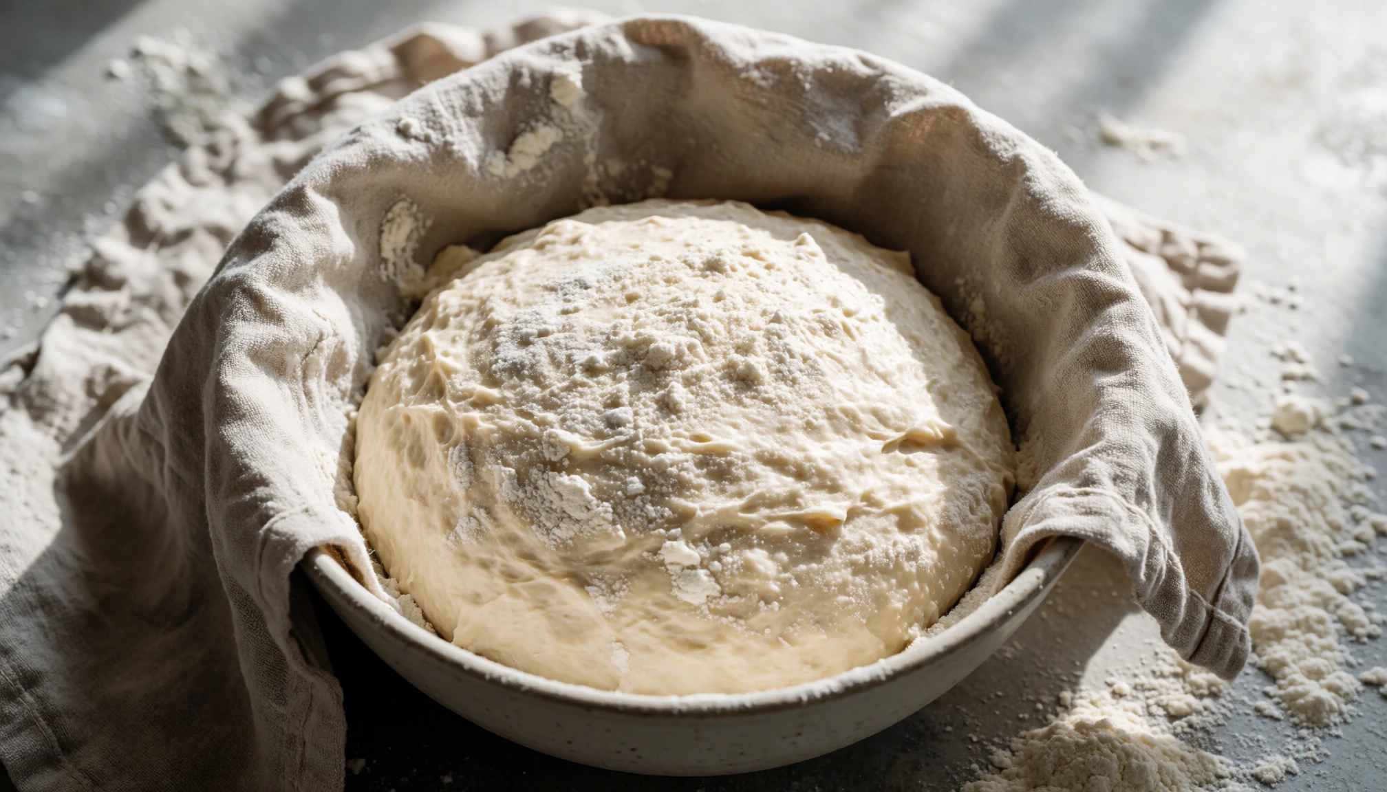 Détail naturel sans personne autour de Recette pain maison pour une croûte croustillante et une mie moelleuse